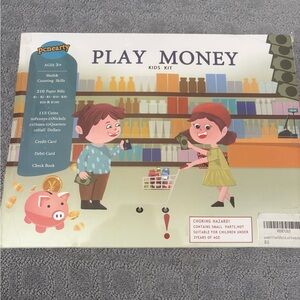 Kids play money kit